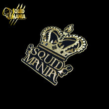 SQUID MANIA[스퀴드매니아] 왕관 파이어 금박 로고 마크 와팬(대)싸이즈