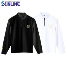 SUNLINE[선라인] 사자 집업셔츠 (긴소매) SUW-04203CW