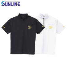 SUNLINE[선라인] 사자 집업셔츠 (반소매) SUW-04204CW