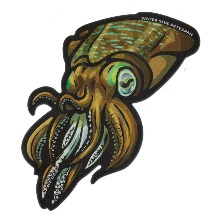 PETERPAN[피터팬] 오카시라 무늬오징어 스티커