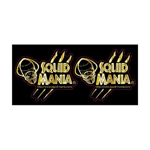 SQUID MANIA[스퀴드매니아] 이카로봇 사악한로봇 무늬오징어 스티커 (W260)